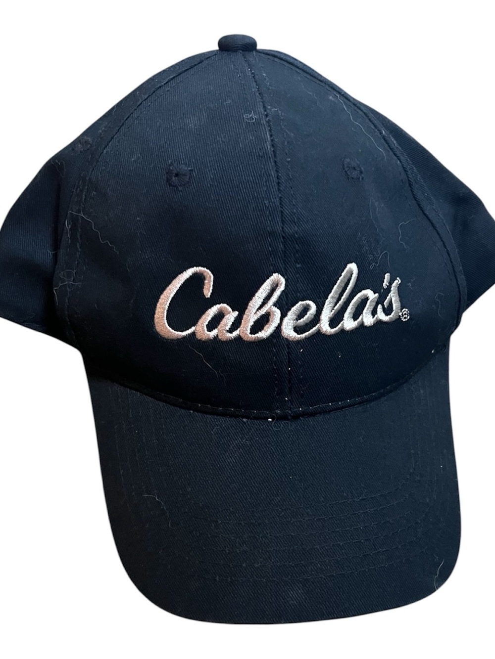 Bass Pro Shops Cabela’s Snapback Cap Hat One Size Adjustable Black Embroidered